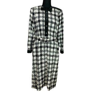 VINTAGE 80s Midi Shirt Dress
